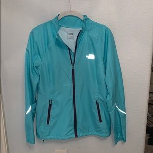The North Face Blue-Green Running Jacket- Small